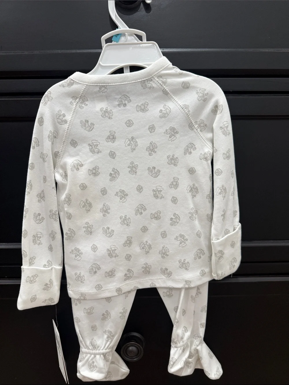 Ralph Lauren Baby Set Kimono and Pants Size 6-9 Months 100% Cotton